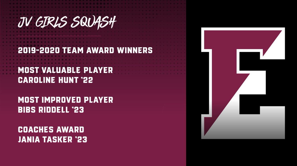 And the JV Award recipients are...
<a href="/EHSMAROON/">EHSAthletics</a>