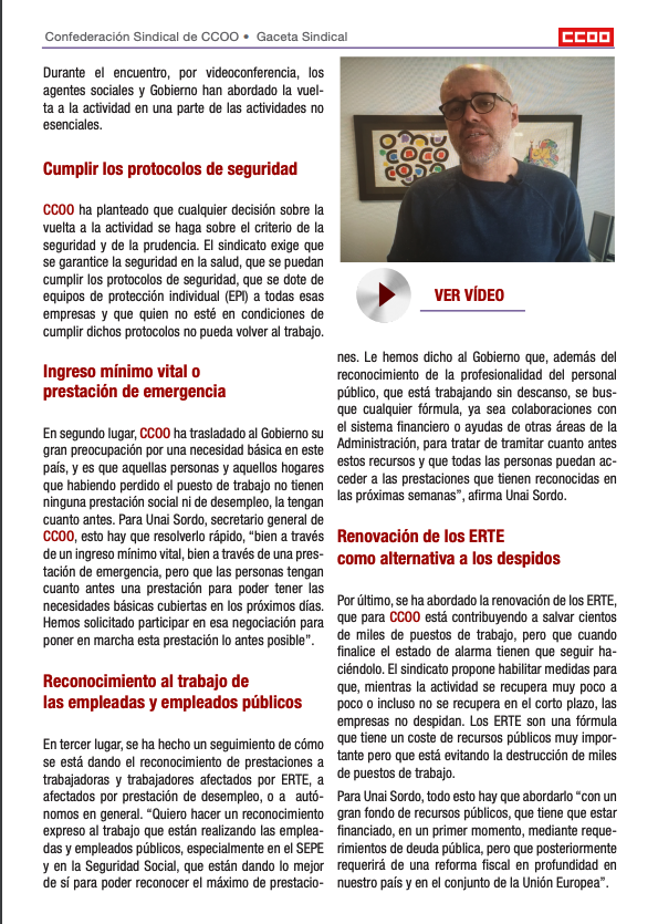 Comisiones Obreras tweet media