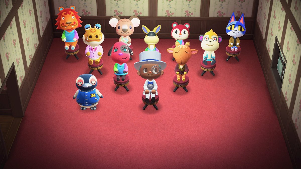 ManMarshy's tweet photo. so this is my quarantine family #AnimalCrossing #ACNH #NintendoSwitch https://t.co/WrQn3qidGZ
