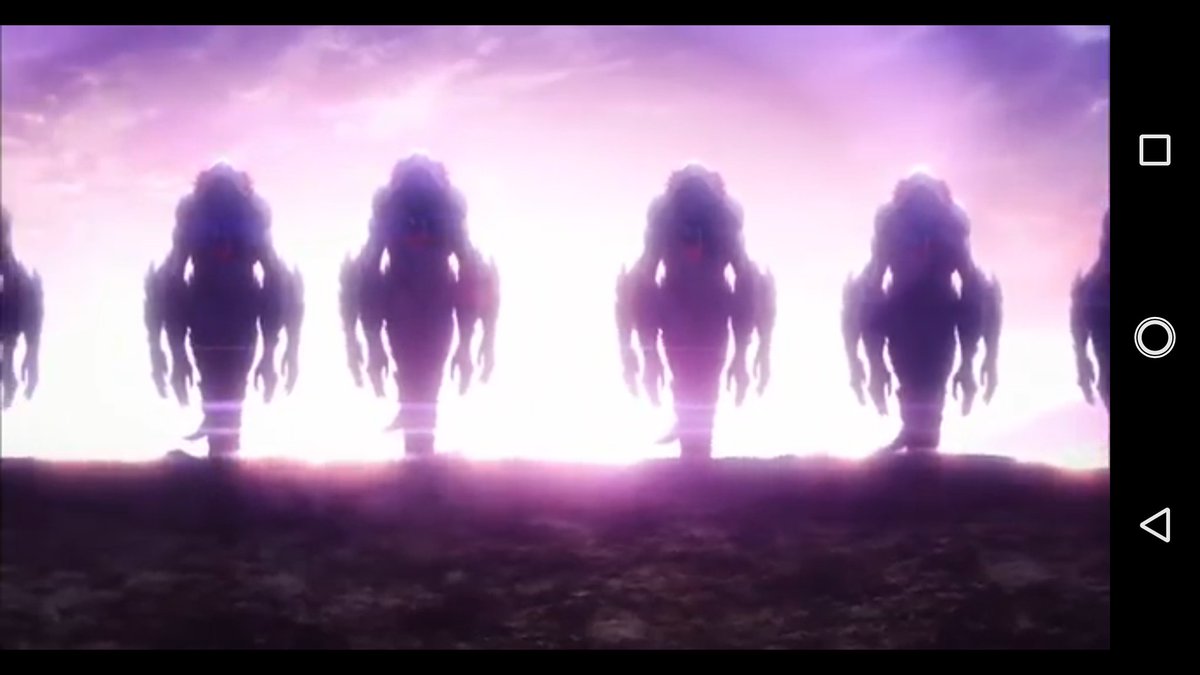 夜叉 キミ戦親衛隊 あ そういえばやっと棒振りの最終回見れたんで見たんですけど 良かったです笑 相変わらずメープルはぶっ壊れてました このシーン既視感感じたんですね ええ そしたらエヴァとか巨神兵でしたわ ええ こんなん来たら絶望しますよ