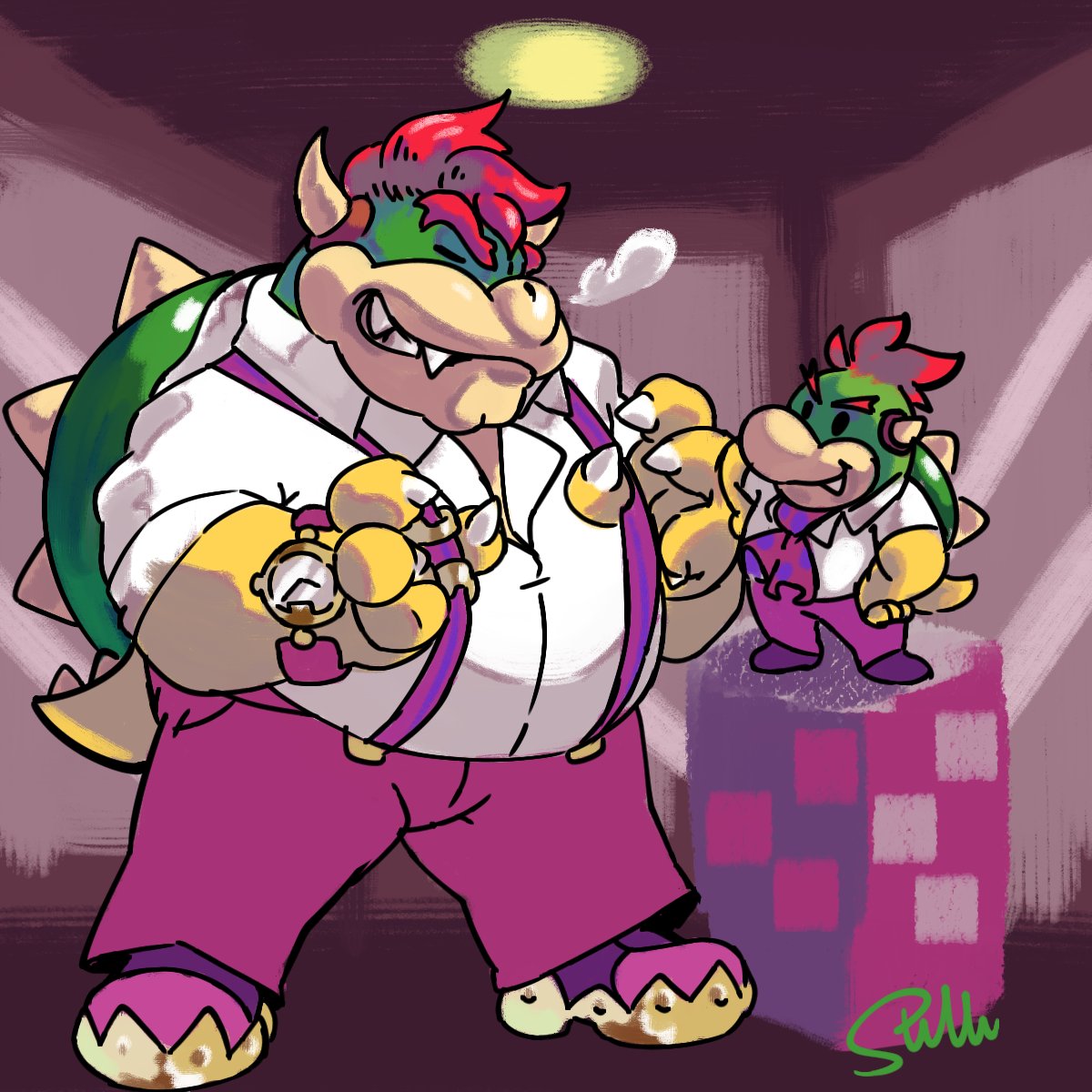 father son snap #bowser.