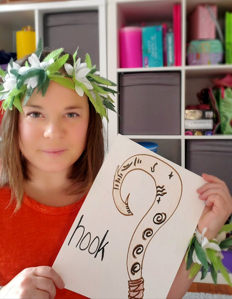JacZap's tweet photo. Maybe it's all the Disney we've been watching, but I was inspired by Maui's hook to teach this upcoming week's tricky vowel sounds... #virtualfirstgrade https://t.co/guPbI0ftdz