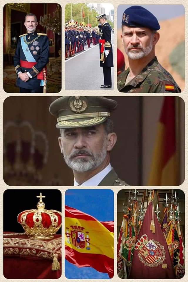 Parece ser que al chepa le jode ver a nuestro rey vestido de campaña. Inundemos las redes con ellas. VIVA EL REY!! VIVA ESPAÑA!!!