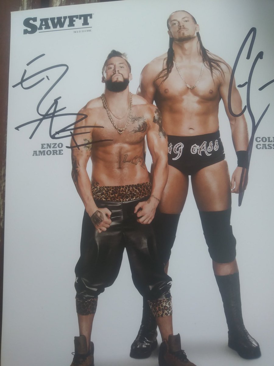 PaulLeeSee's tweet photo. A-Z of NXT Giveaway G: He won the only ever hair vs hair match in NXT history. He's a certified G and a bona fide stud.He's 7 feet tall and you can't teach that. Retweet for a chance to win this 8x10 signed by @real1 and @TheCaZXL. Winner drawn during Raw tomorrow. https://t.co/ZPFQ4Ek6h9