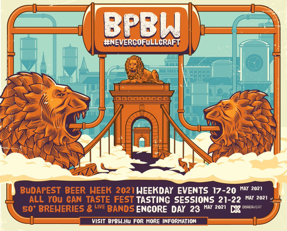 bpbeerweek's tweet photo. Just updated the event, the date, the header with everything you need to know right now. Stay safe, stay positive and #nevergofullcraft! See y'all in 2021!!! https://t.co/oA866L8uEC

#budapest #budapestbeerweek #bpbw #bpbw2021 #beerweek #beerfest #beerfestival https://t.co/TufCE3I2F5