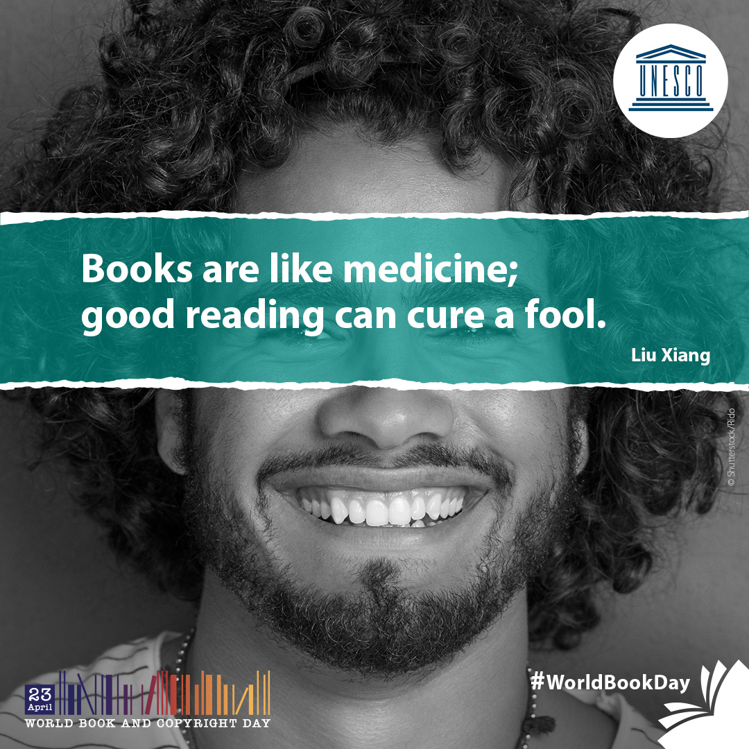 BordoniCaroline's tweet photo. @nytimesbooks @jazzedloon Next Thursday, it is World Book and Copyright Day! Share you reads with others and express your love for reading through #WorldBookDay. https://t.co/JsfYO3ZDGK