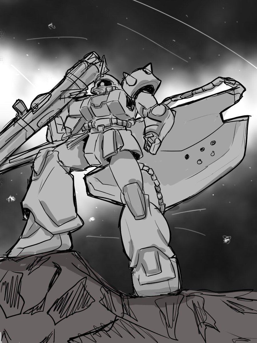 黒岩cookie 過去絵 隊長のザクさん