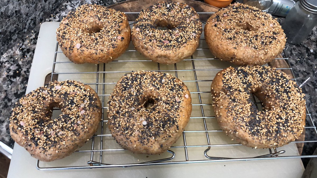 Whole Wheat Everything Bagels!