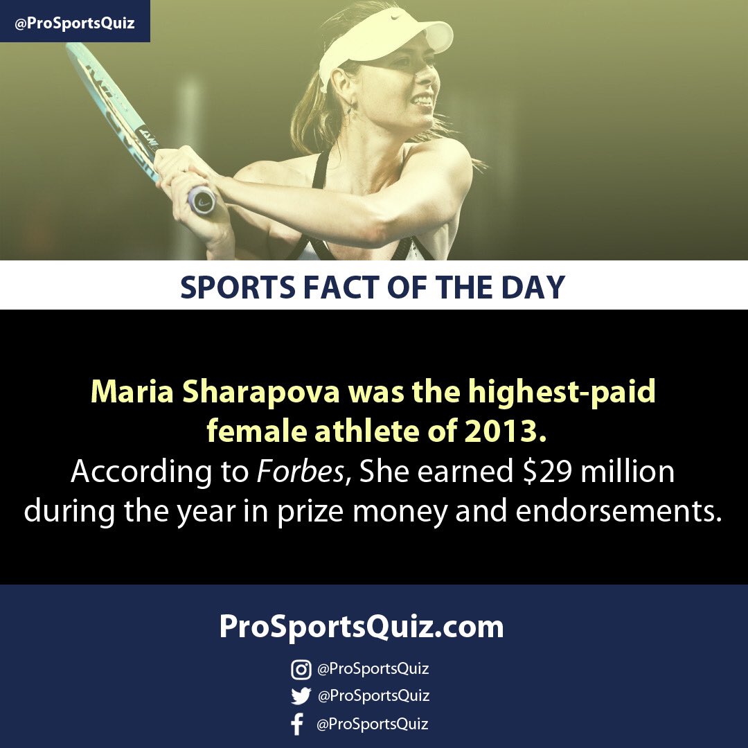 Happy birthday to Maria Sharapova, who turns 33 years old today. 