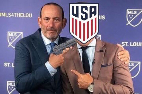 elcoachTD's tweet photo. Going to have to have a Mexican crest added to this meme.
#ProRelForUSA #ProRelForMexico https://t.co/5MAJgDxb3f