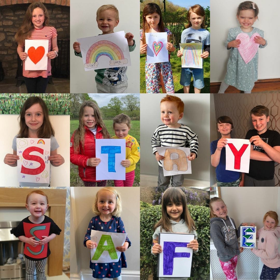 WattsandMorgan's tweet photo. A little message for you all from our Watts &amp; Morgan children 🌈 💖

#staysafe #keepsmiling https://t.co/kVj8aIplbG