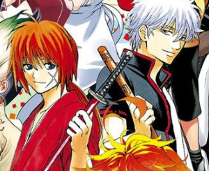 Kenshin Himura (RurouniKenshin) dessiné par Sorachi Hideaki (Gintama)