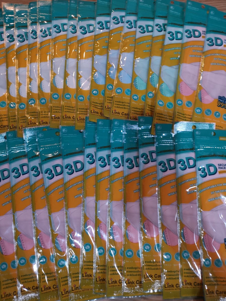 BieeBii's tweet photo. 3d link care พร้อมส่ง
สีชมพู, ขาว,​ฟ้า, เขียว
ใส่สบายหายใจสะดวกทรงสวยกระชับกับใบหน้า
📍​ป้องกันPm2.5, Bacteria, ละอองต่างๆและกลิ่นควัน
ราคา 69บาท
ค่าส่ง กทม35 ตจว40
#หน้ากากอนามัย #หน้ากากอนามัยพร้อมส่ง #หน้ากากอนามัยราคาถูก #3dlinkcare https://t.co/jhyWAj1CUr
