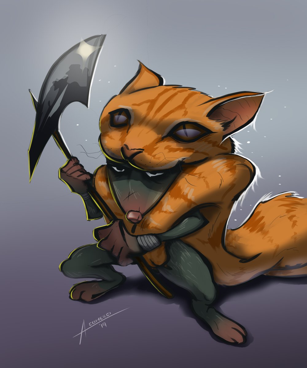 alberto_comerci's tweet photo. A mouse warrior for the character design challenge, january 2019.
#cdc #cdchallenge #mouse #warrior #pelt #mousewarrior #axe #art #digitalart #photoshop https://t.co/HweycEyES5