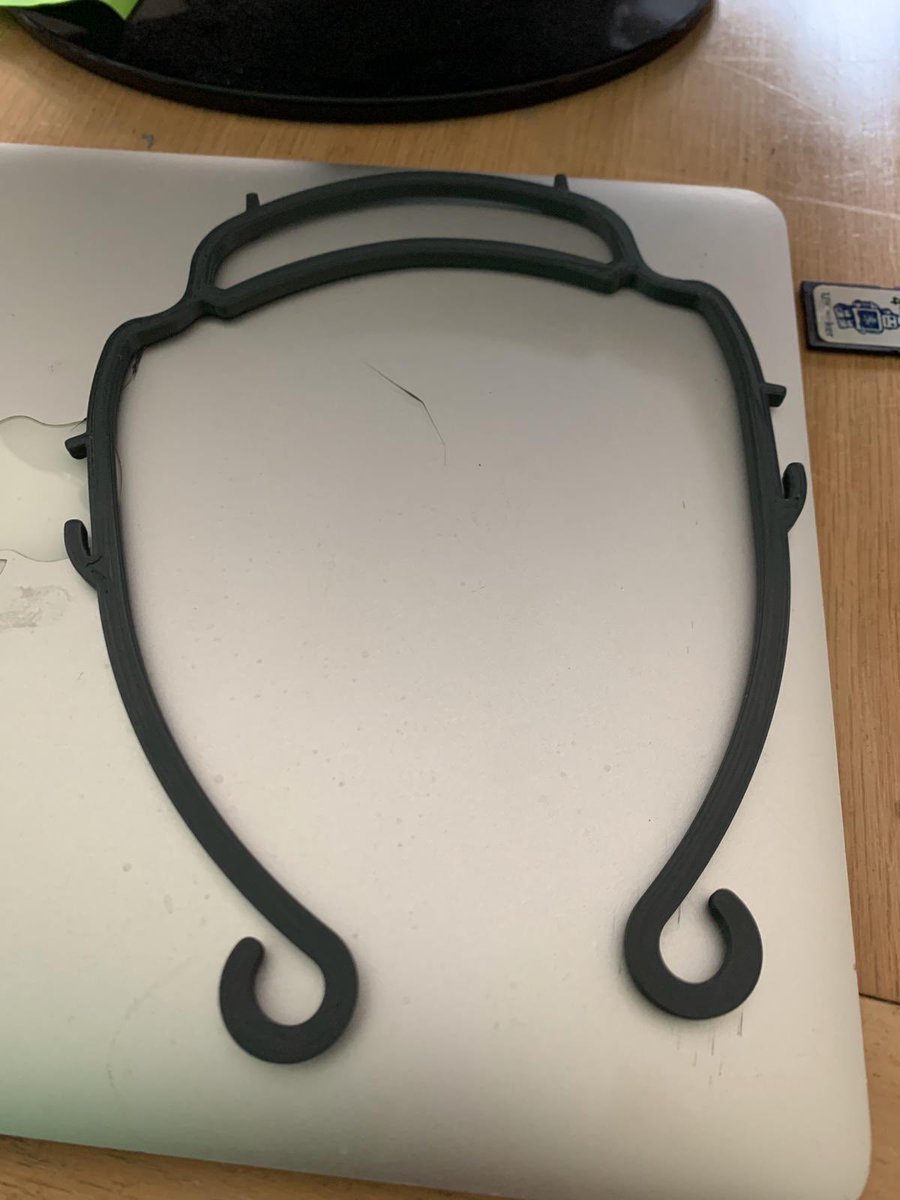 larnegrammar's tweet photo. Mr McCoy from our Technology Department has been busy 3D printing visors to help meet the demands needed for our Frontine workers. His target is to produce at least 500. If you are able to help supply the material needed to produce the visors, please get in touch. https://t.co/hcu5cqvZK7