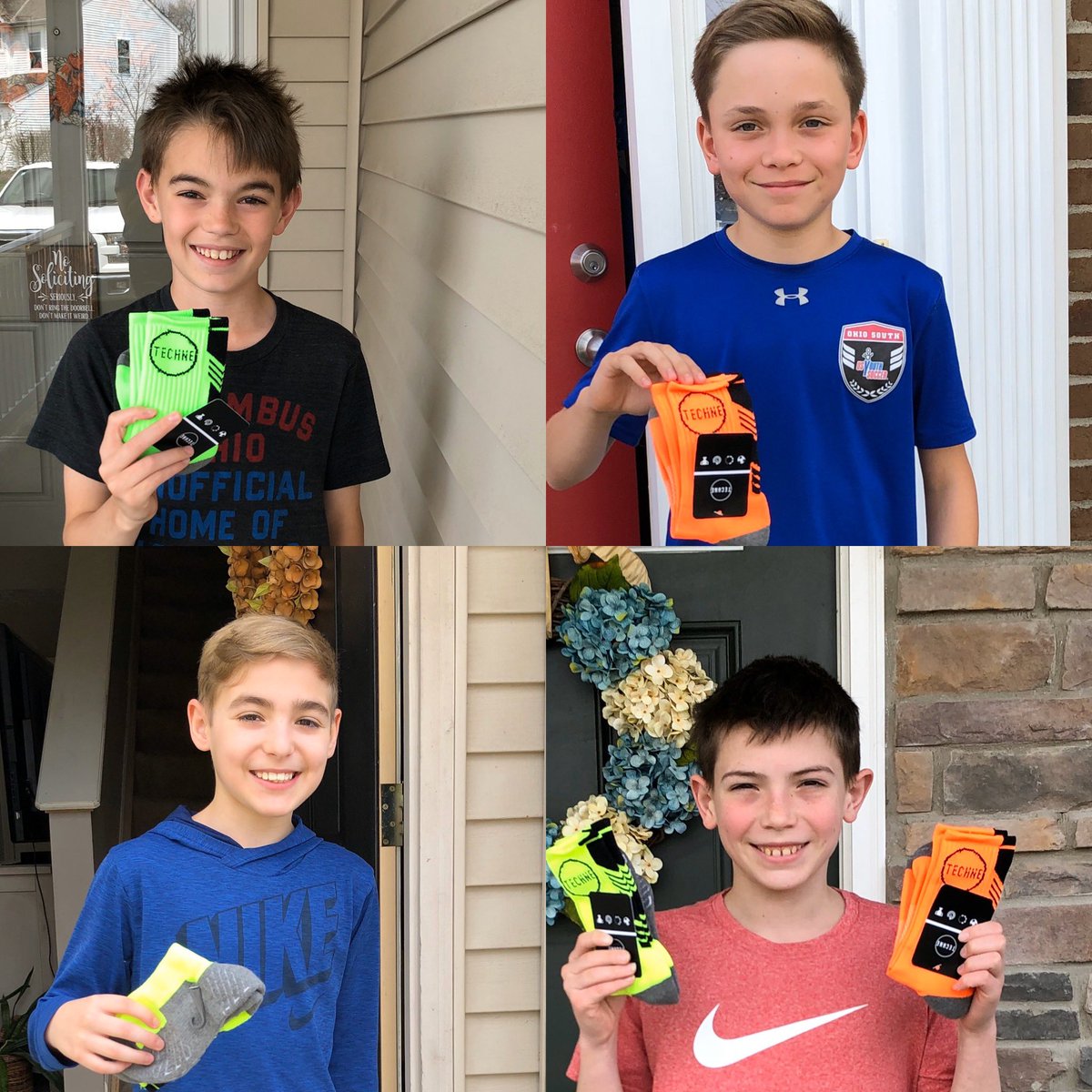 elitefcssl's tweet photo. 4 teammates all earning their @technefutbol socks. Great job boys! #elitefcssl #elitetraining https://t.co/Jzu6XqJmIu