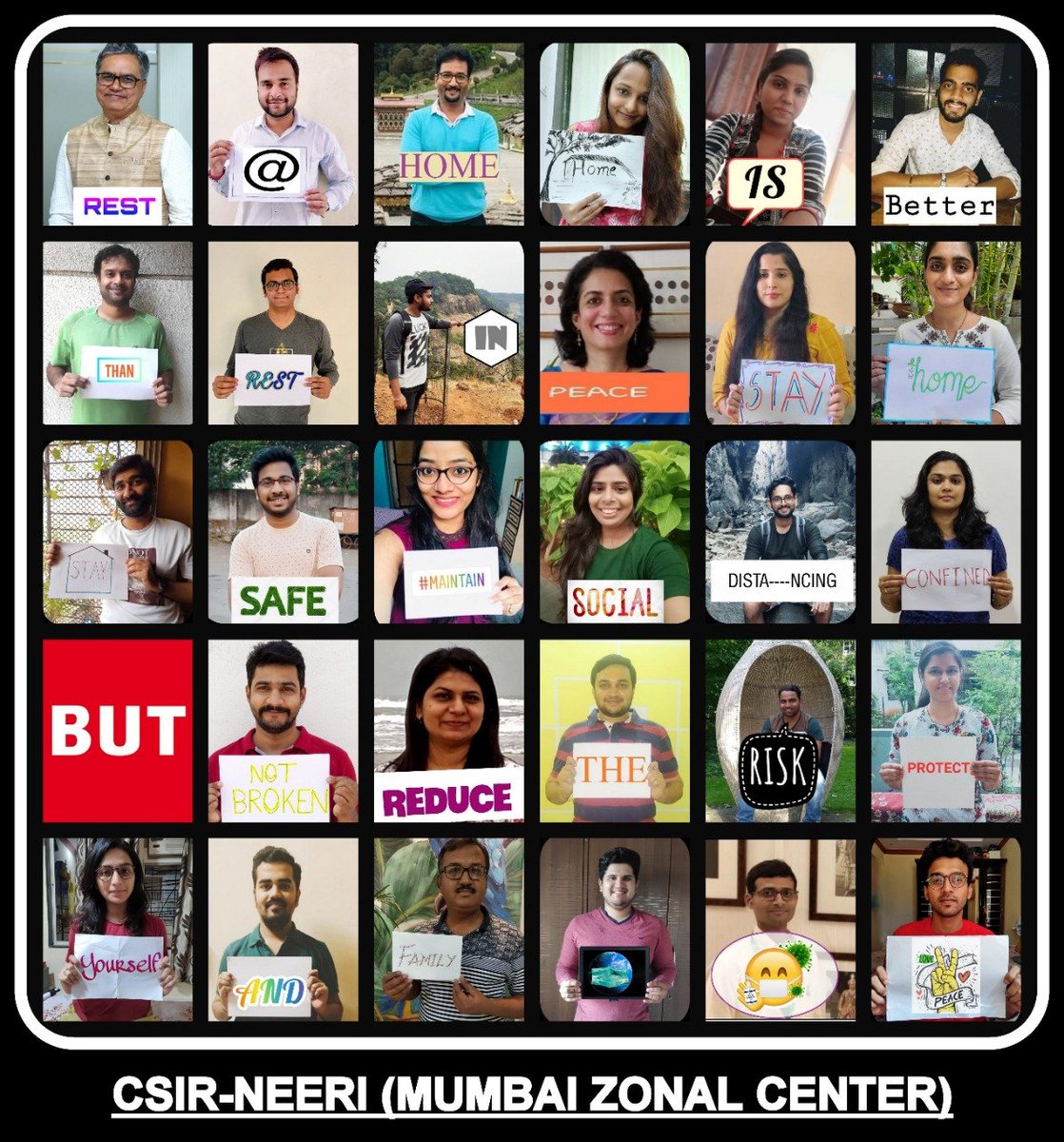 Team CSIR-NEERI MZC.. Fighting COVID19 with Positive Spirit!!