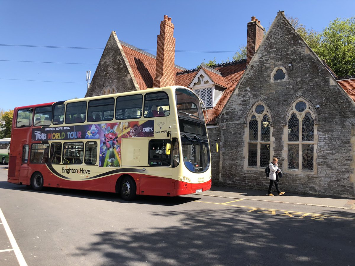 H2CityBusPW's tweet photo. Living the dream in #1066Country today, helping out our sister @TheGoAheadGroup rail colleagues @Se_Railway by providing buses between #Battle &amp; #TunbridgeWells. Got my essential #HiVis, #Shades &amp; a @CadburyUK #DoubleDeckerDuo but I’ll need some serious #steppage later 🏃🏻🏃🏻🏃🏻 https://t.co/V3kqcBknfJ