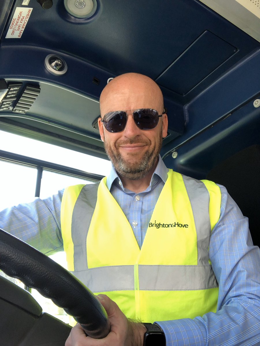 H2CityBusPW's tweet photo. Living the dream in #1066Country today, helping out our sister @TheGoAheadGroup rail colleagues @Se_Railway by providing buses between #Battle &amp; #TunbridgeWells. Got my essential #HiVis, #Shades &amp; a @CadburyUK #DoubleDeckerDuo but I’ll need some serious #steppage later 🏃🏻🏃🏻🏃🏻 https://t.co/V3kqcBknfJ