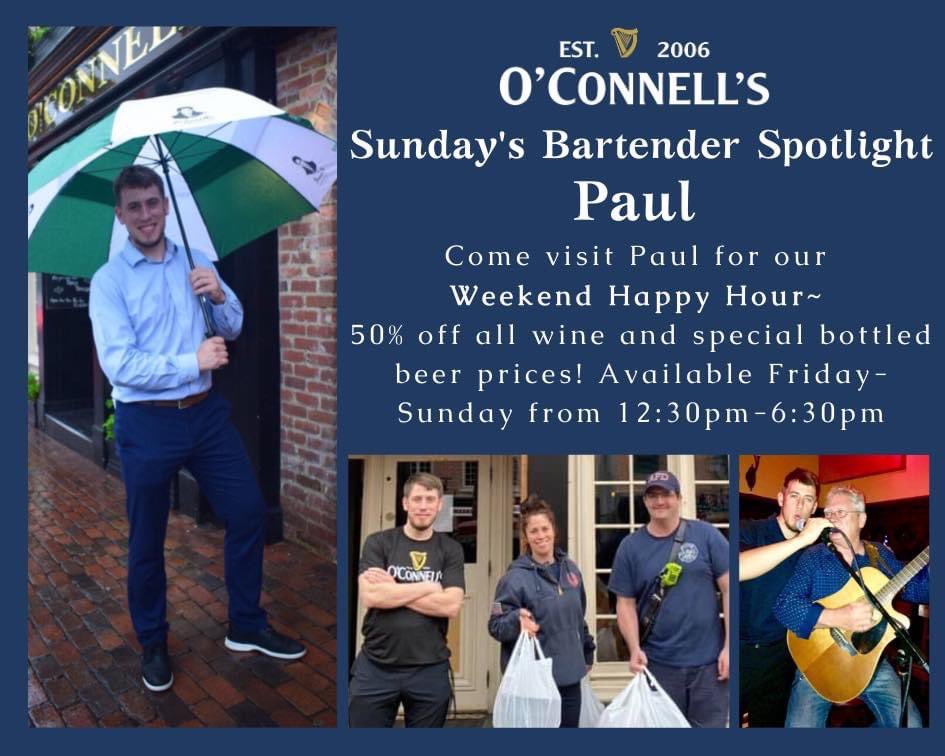 Paul is in!! Pick up your carryout order and some drinks to go with while visiting with Paul today from 12:30-6:30pm!
🇮🇪Sláinte🇮🇪