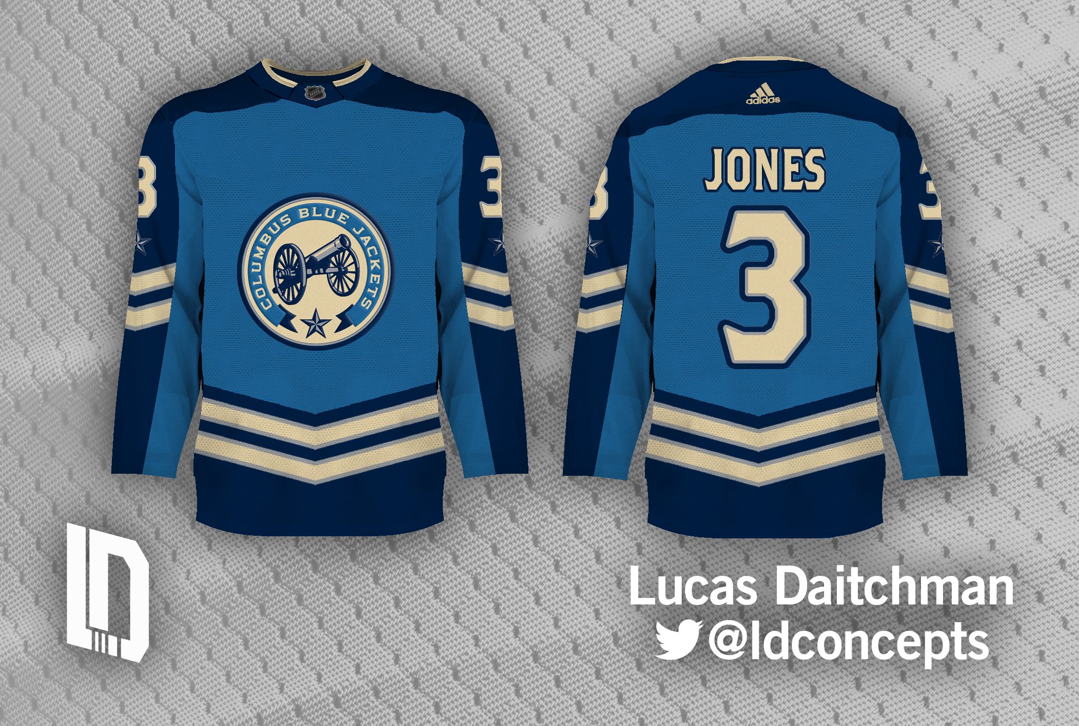 KP on X: Columbus Blue Jackets - Adidas jersey concept.   / X