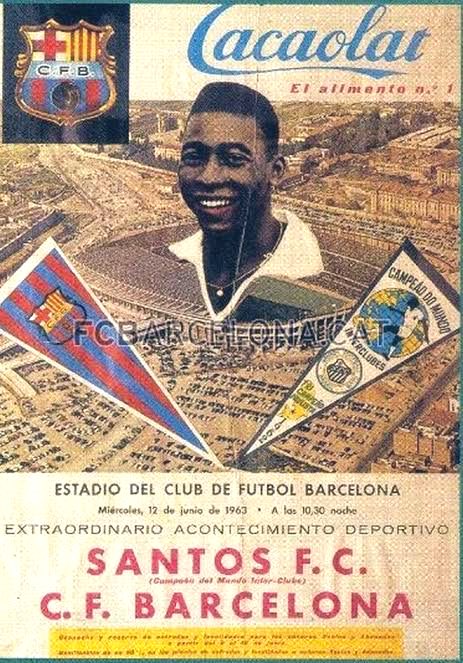 Just 11 days later Santos would travel to the Camp Nou to face a Barcelona side with Kocsis, Kubala, Suarez & Czibor. But it wouldn’t matter. Santos hammered them 5-1, with Pelé scoring twice.