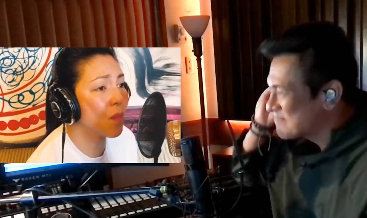 K_Khristian_G's tweet photo. Love it! Best duet talaga kayo of all time in the history of OPM...Woohooo! Sarap! Regine V-A and Gary V, the best!!! 
#Hopeful #FbLiveConcert #37Years #GaryVHopeful https://t.co/EJtM9GiXmQ