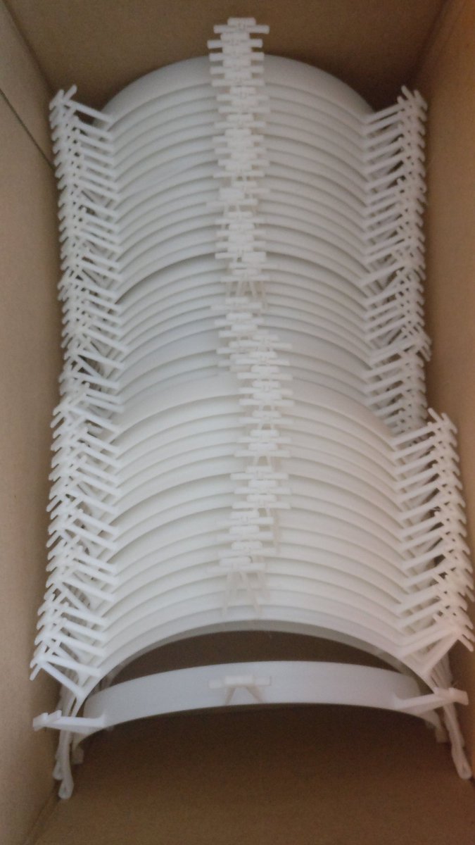 DonnPasiliao's tweet photo. Mobilized the @branksomehall 3D printers to print shields for @theppedrive. Printing at a rate of about 50/day! Doing what we can to help keep our front line workers safe. https://t.co/men5vbSNqm