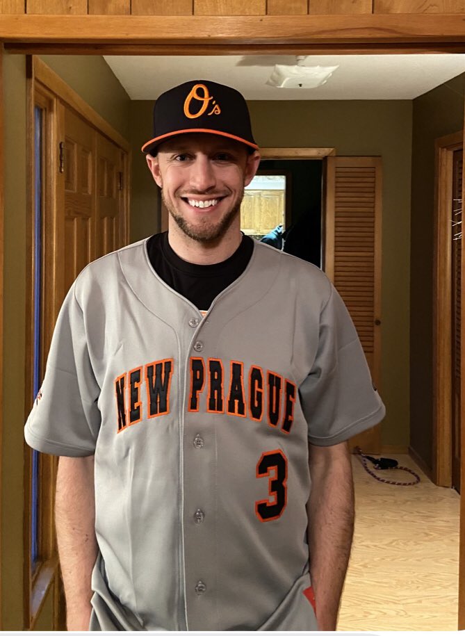 NP_Orioles's tweet photo. Two of the newest Orioles received their uniforms yesterday as we welcome Zach and Lucas Herd to the team. https://t.co/8rWahUi2dS