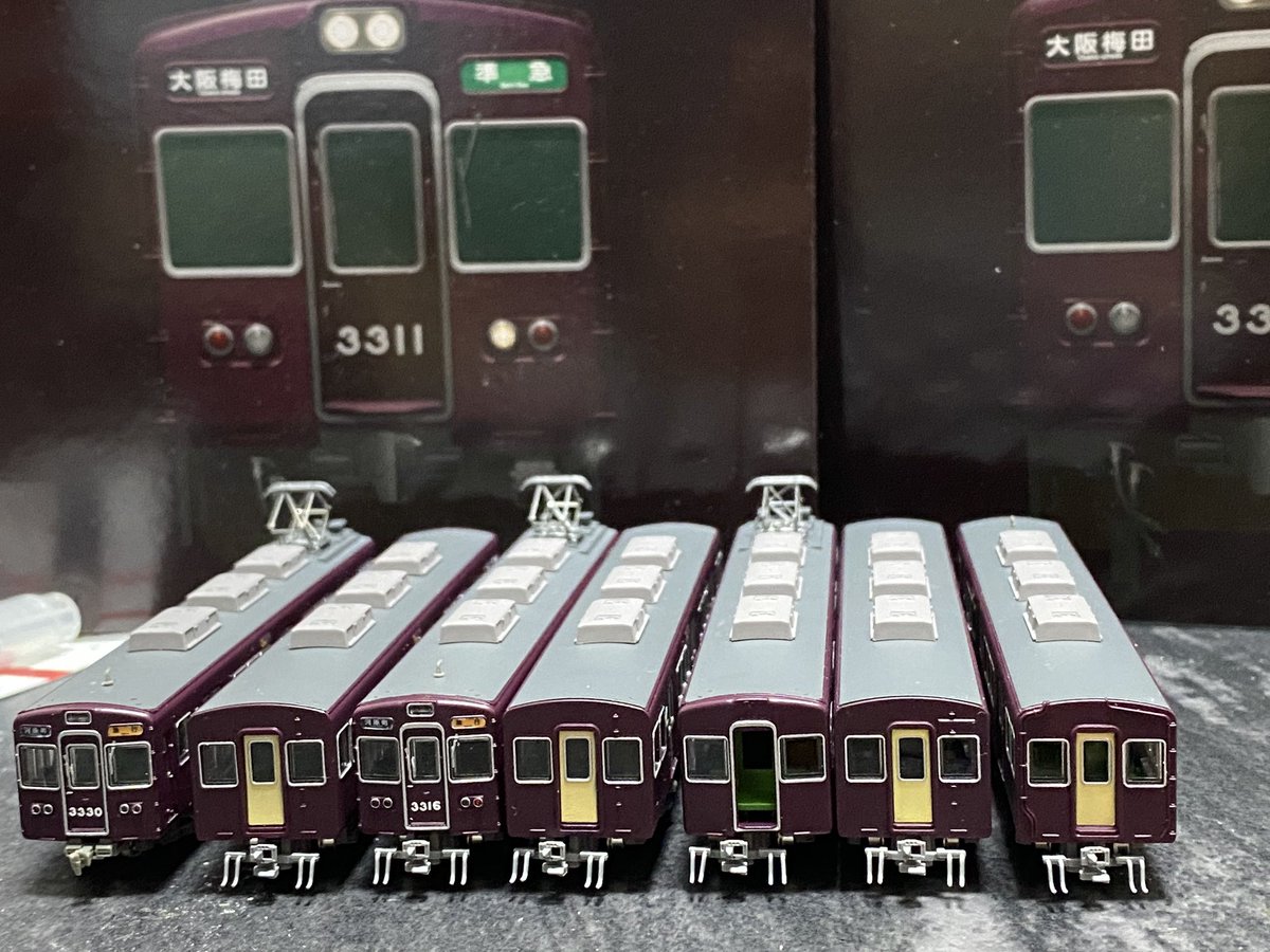 鉄道コレクション 阪急電鉄 3300系 リニューアル車 3両セット