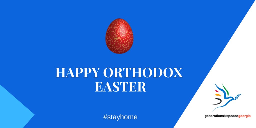 GFP_Georgia's tweet photo. Happy Orthodox #Easter!

It may bring health and peace in this very difficult time. Don't forget to avoid social interaction due to #COVID19 spread and keep yourself safe! 

#stayhome https://t.co/mi2R6XD7fF