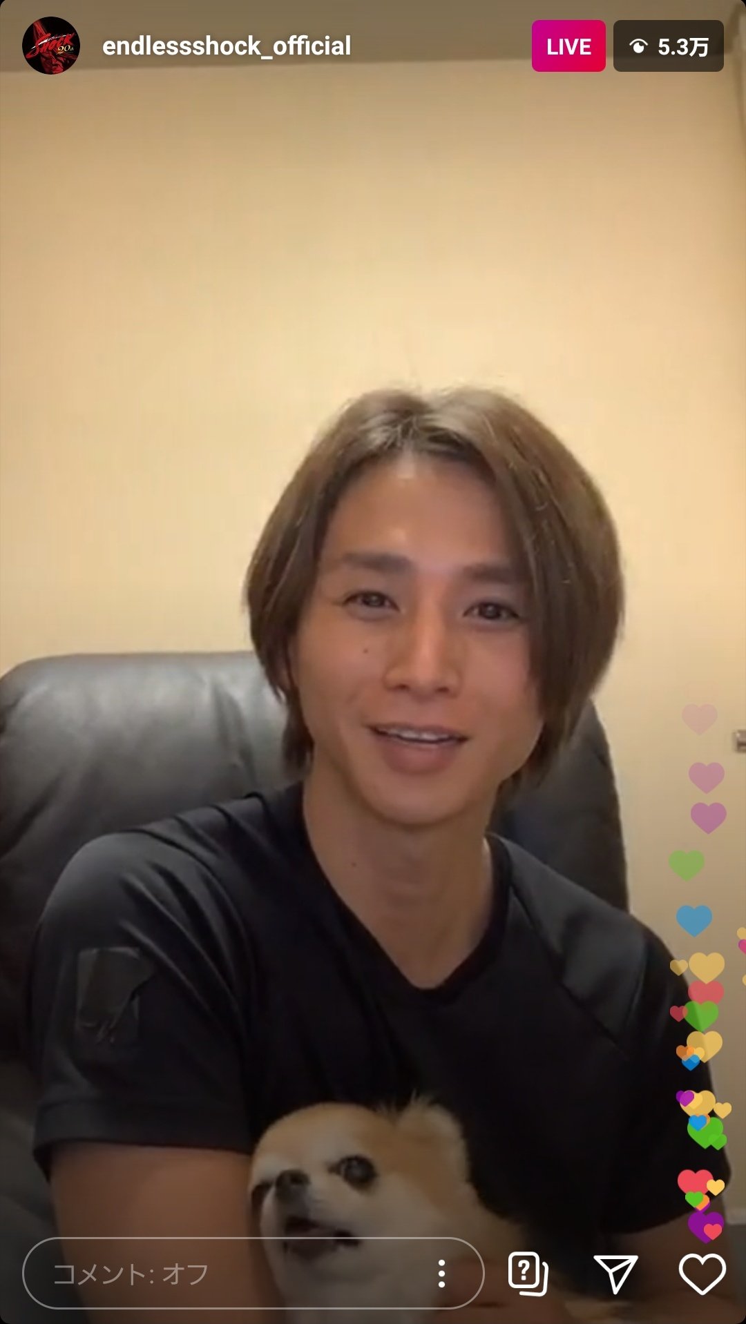 みん あーーーかわいいい んで どっちが犬で どっちが41歳 分からんくらいどっちも 可愛い Endlessshockインスタライブ 堂本光一 堂本剛 T Co 8thc940rfs Twitter