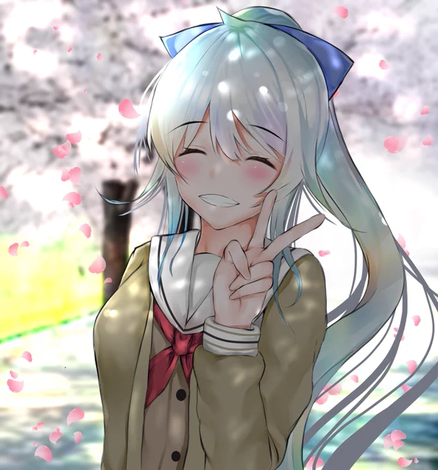 #まひろあーと
桜とまひまひ 