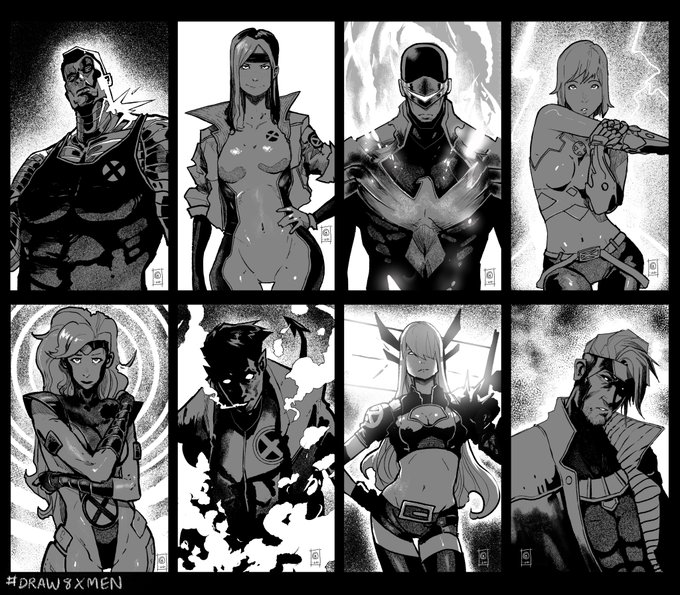 [ᴘᴏᴡᴇʀꜱ ᴏꜰ ᴠɪɪɪ]

My take on #draw8xmen 

#colossus #rogue #cyclops #surge #jeangrey #nightcrawler #magik #gambit #xmen #marvel 