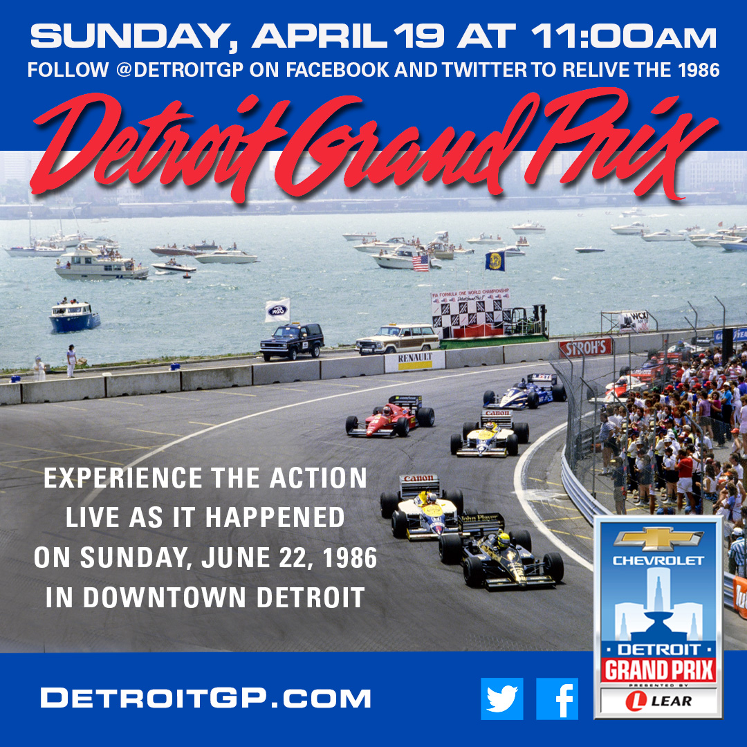 Detroit Grand Prix On Twitter Hop In The Detroitgp Time Machine With Us This Morning As We Relive The Excitement Of The 1986 Detroit Grand Prix Watch The Original Full Brazilian Race