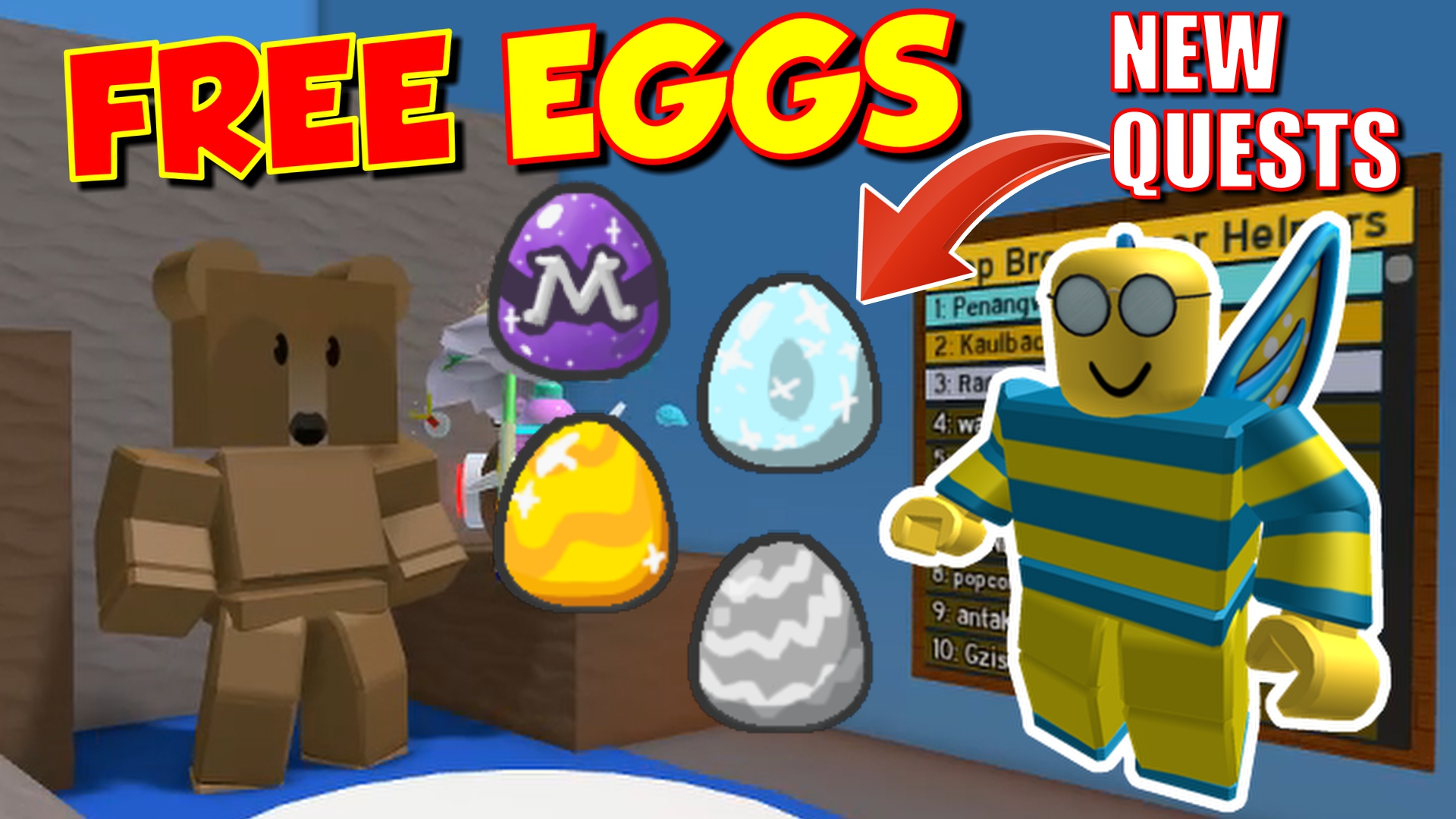 Letsdothisgaming On Twitter Wow More Ways To Free Eggs In Bee