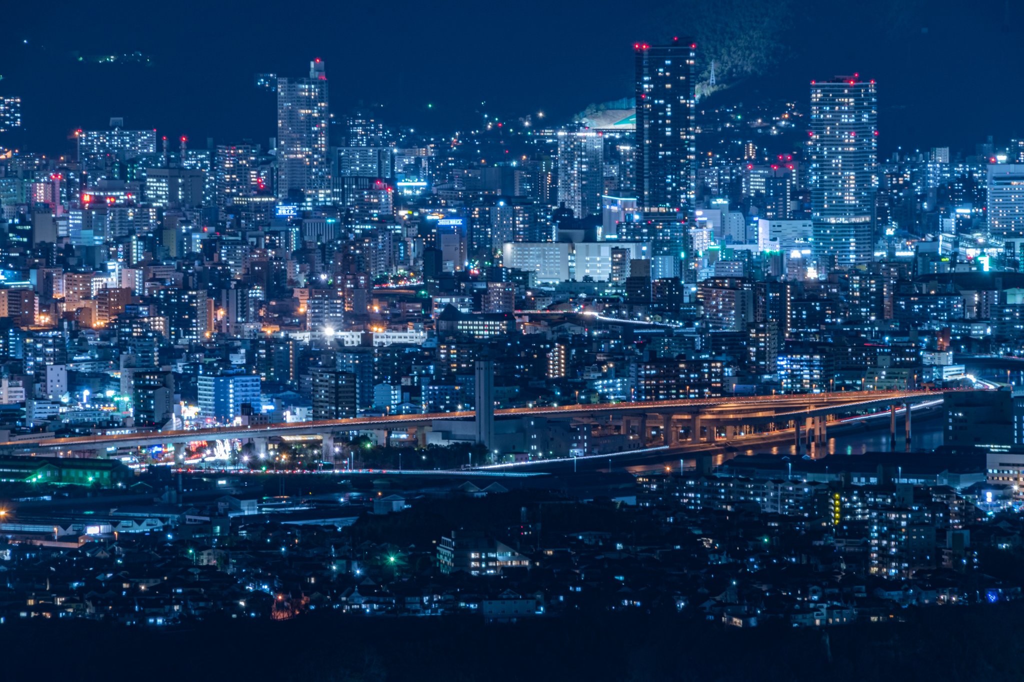 おから Sr400 Tanestarp から指名して頂いたので 色んな角度から見た広島の夜景 W T Co Lsbqthqn Twitter