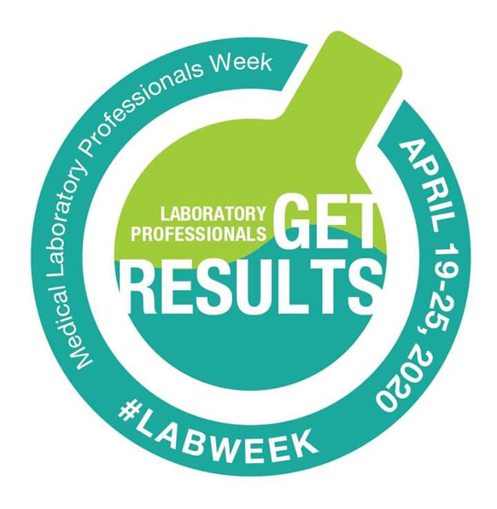 Medical Laboratory Professionals Week, April 19-25, 2020, is an annual celebration of medical laboratory professionals and pathologists who play a vital role in health care and patient advocacy!
#labweek2020
#Laboratoryprofessionals
#MLS
#MLS4COVID19
#VirtualLabWeek