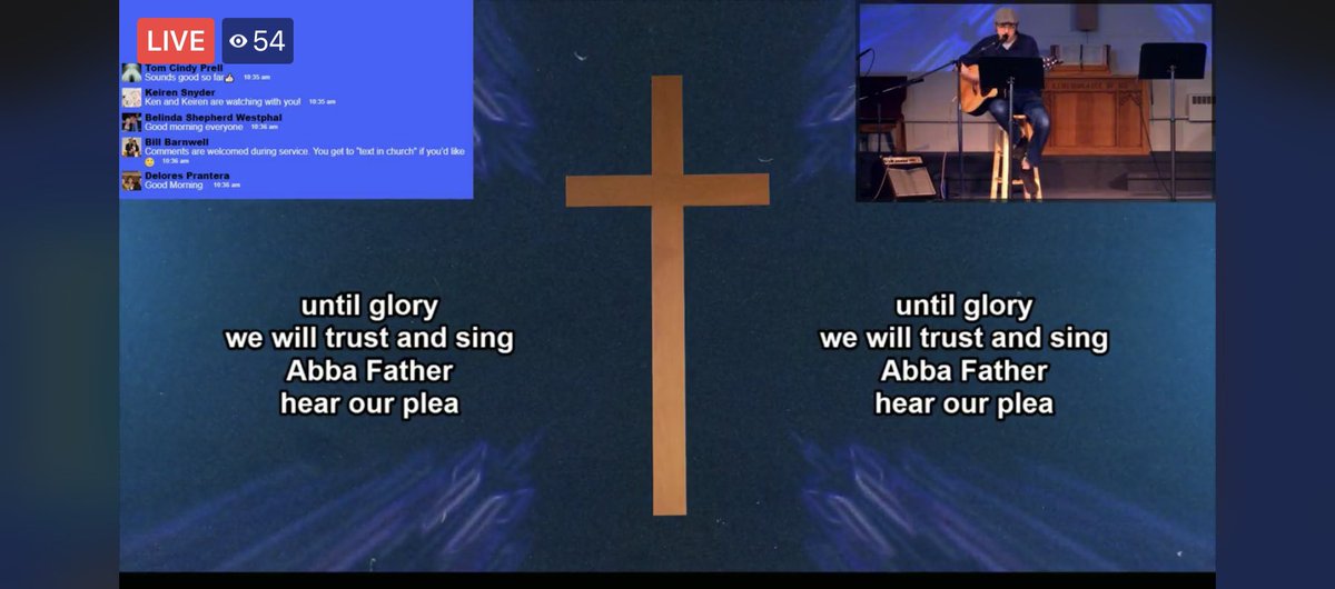 ROchurchMI's tweet photo. Getting underway with #PraiseandWorship #ChurchOnline https://t.co/gmQPlOLXyf https://t.co/lrrf4pA8ci