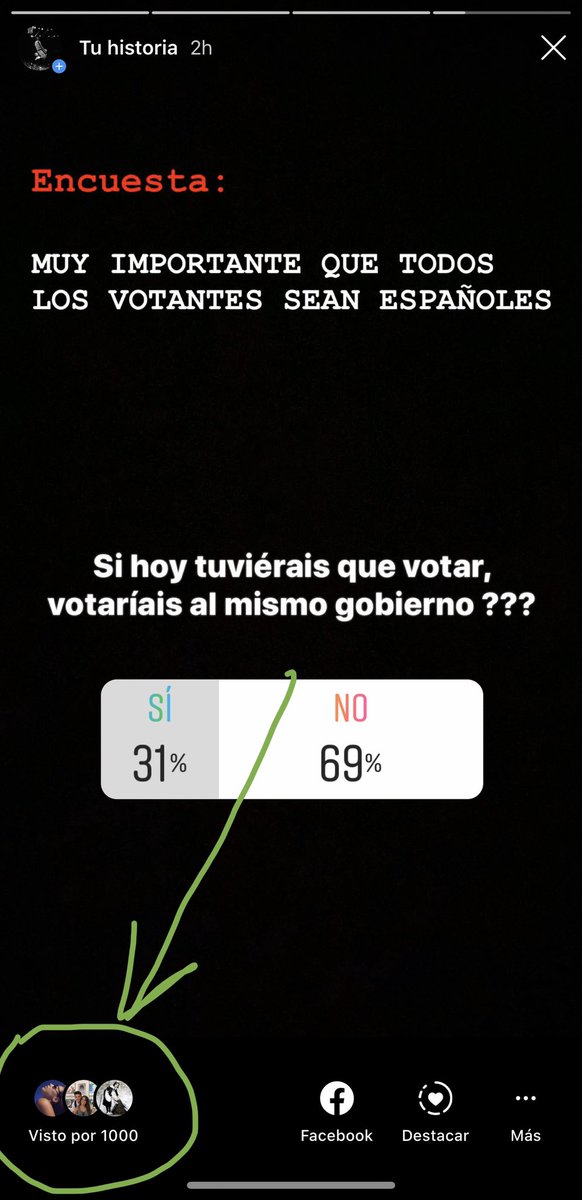 Me han bloqueado mis dos encuestas en instagram justo a las 1000 visitas !! Sólo para que lo sepáis , quería compartirlo con vosotros !! 🤷🏽‍♂️