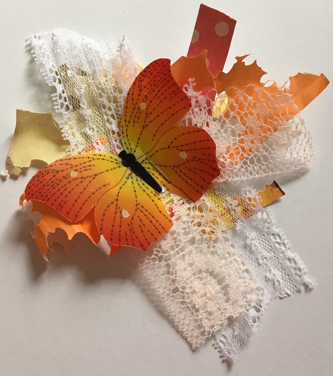 DianeClancy's tweet photo. My tenth of 10/100 for #the100dayproject2020 - this is a small "cluster" to collect or an embellishment for #junkjournaling
#the100dayproject #papercrafting #papercrafts #100daysdianeclancy #junkjournalembellishments #lace https://t.co/GkVfiND5YJ