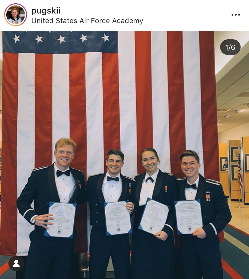 WoodburyFB's tweet photo. A huge CONGRATULATIONS to one of the greatest leaders in the history of our program!!  Joe Puglisi graduates from the US Air Force Academy this weekend.  Extremely proud of @Pugskii https://t.co/5OukYdMX9c