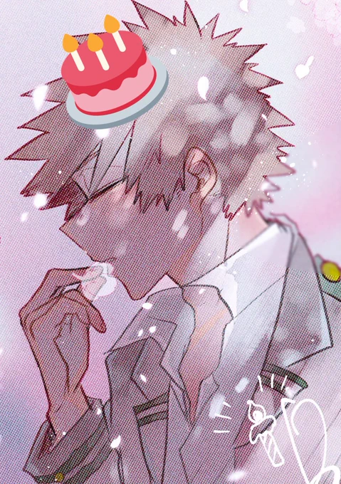 今年もお祝いさせてくれてありがとう〜!
愛してる!?

#爆豪勝己誕生祭2020 