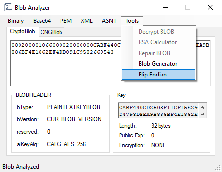 🔒New CryptoTester v1.4.0.2 for #ransomware analysis 🔎: TONS of fixes/additions to hexboxes, grouped algorithms in dropdown, flip endianness of keys, AES XTS mode, HMAC key derives, raw RSA (provide n + d/e, no padding), redesigned bruteforce key tool, lots of bugfixes.
