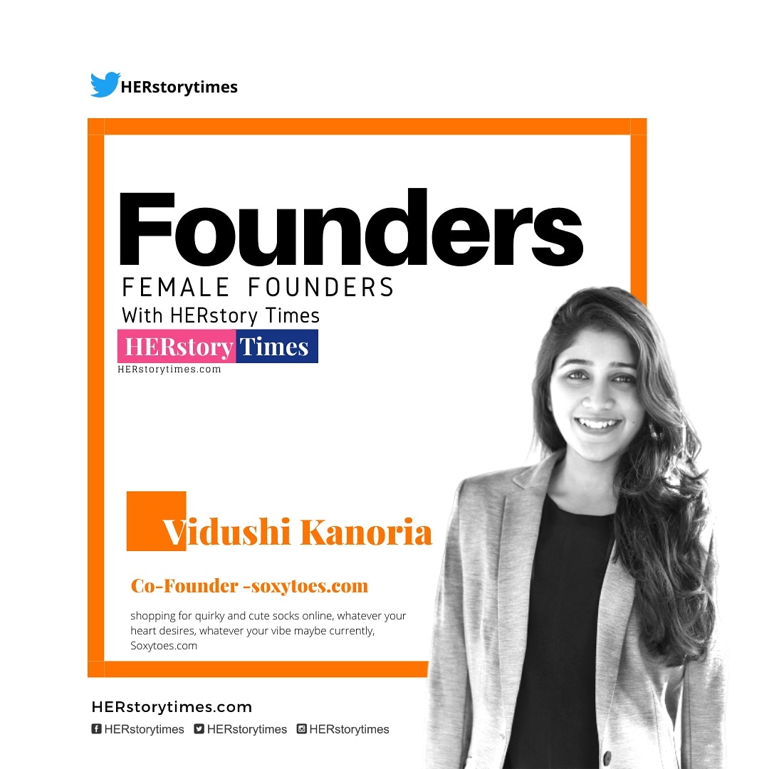 herstorytimes's tweet photo. #FemaleFounders #FoundersFemale
 #HerstoryTimes #ItsAboutTalent
Vidushi Kanoria - @vidushikajaria
Co-Founder -@soxytoes 
HERstory https://t.co/mpgQ4AcCan
#Herstory #herstorytimes https://t.co/GzFklEWDXd