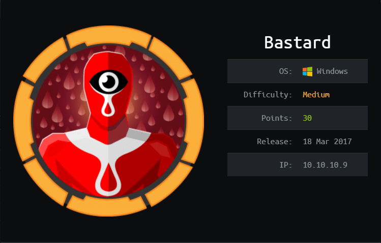 EsseumTech's tweet photo. Hack The Box | “Bastard” Writeup
Exploiting Drupal manually using a PHP based exploit and then a kernel exploit for privilege escalation.
#Hackthebox #HTB #tutorial #OSCP #infosec #esseumtech https://t.co/vwTEnRz8vw https://t.co/dOD0ODxOJm