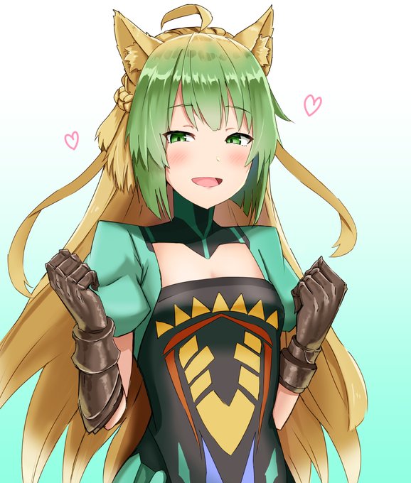 新たな一週間が始まるので応援してくれるアタランテ
#FGO 