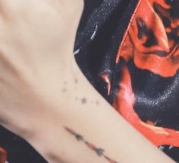 Her star tattoos 