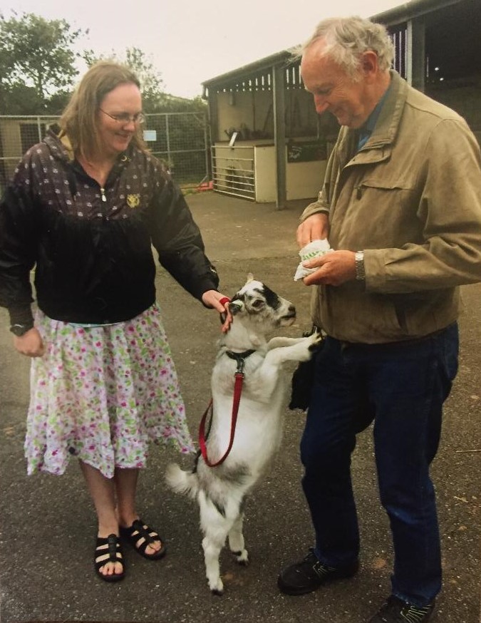 Just looking through some old photo albums and realised there are more pictures of me with goats than with my actual pets…40 years later, we recreated Picture 1 at #WorldofCountryLife in #Exmouth #goatsrule