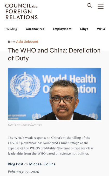 5)China played a vital role in Tedrom’s appointment as WHO chief. Beijing invited Tedros for a speech at Pekjing Univ. a month prior to the WHO chief elex.A day after his appointment, Tedros emphasized on the one-China principle’s success & again Taiwan failed to join the WHO.